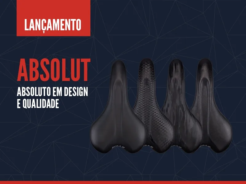 Linha Abs apresenta selins para bicicleta elaborados com tecnologia de última geração